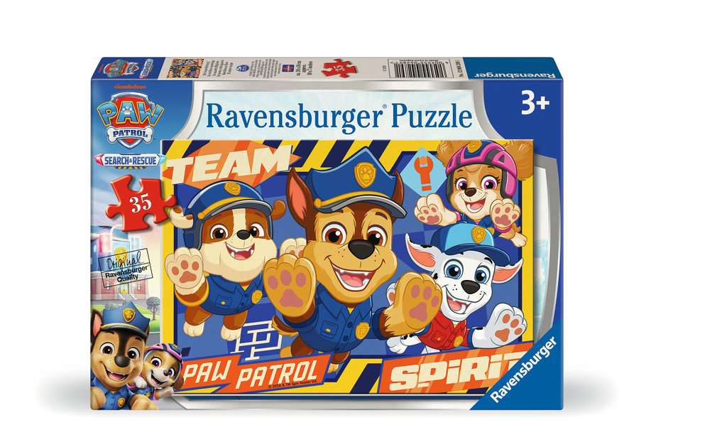Ravensburger Boys Paw Patrol Safety & Rescue 35 Piece Jigsaw Puzzle