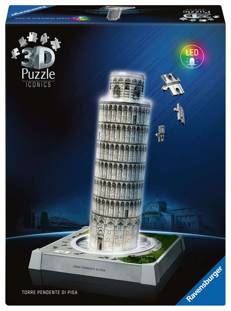 Iconics: Schiefer Turm von Pisa - mit Licht
