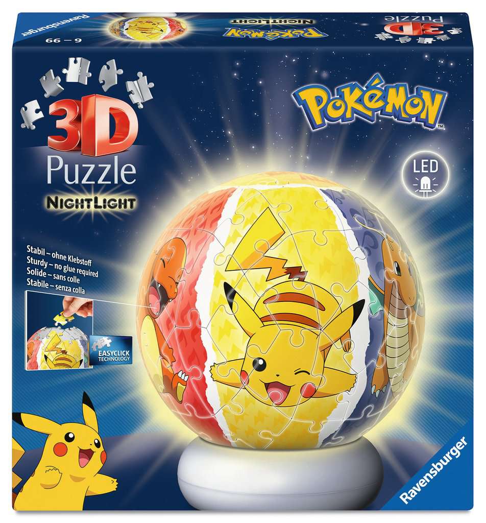 Puzzle-Ball Nachtlicht Pokémon