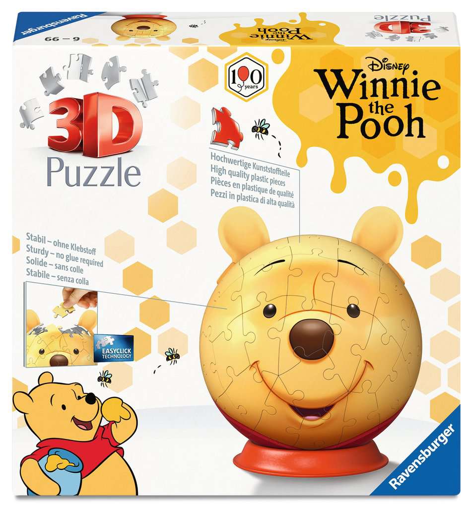 Puzzle-Ball Winnie Puuh mit Ohren