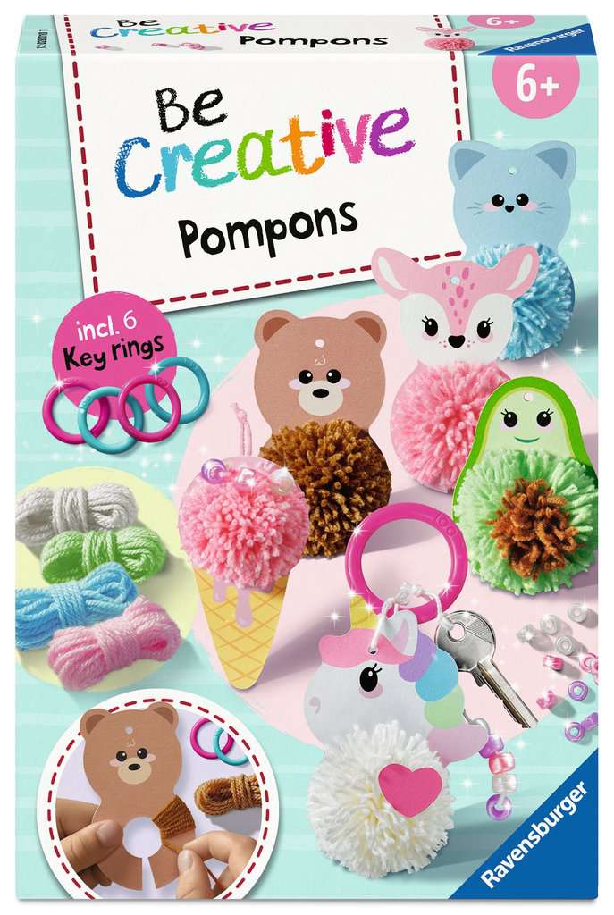 BeCreative Midi - Pompons Kawaii