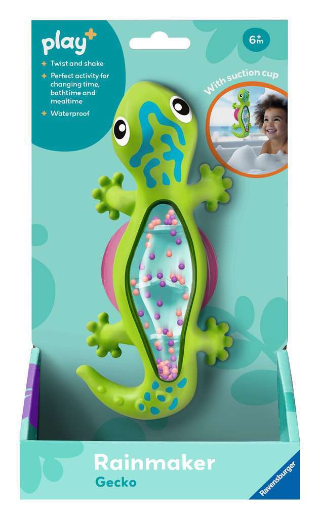 Ravensburger Play+ Infant & Toddler - Rainmaker Shake & Twist - Gecko
