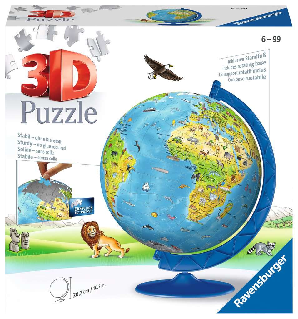 Children's globe (Eng) | 3D Puzzle Ball | 3D puzzels | Producten | | globe (Eng)