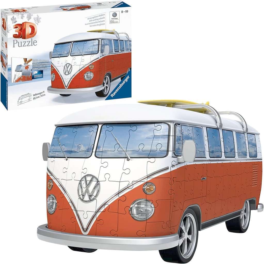 Ravensburger 12516 VW T1 Camper Van Puzzle for sale online 