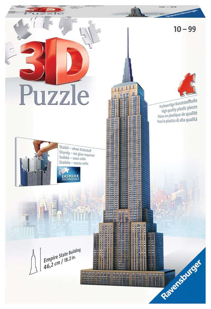 Ijzig Proberen bladzijde Empire State Building | 3D Puzzle Gebouwen | 3D puzzels | Producten | nl |  Empire State Building