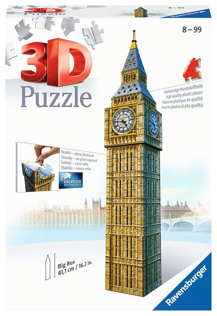 Ravensburger 805396 Big Ben bei Nacht 3D Puzzle Neu OVP Blitzversand 