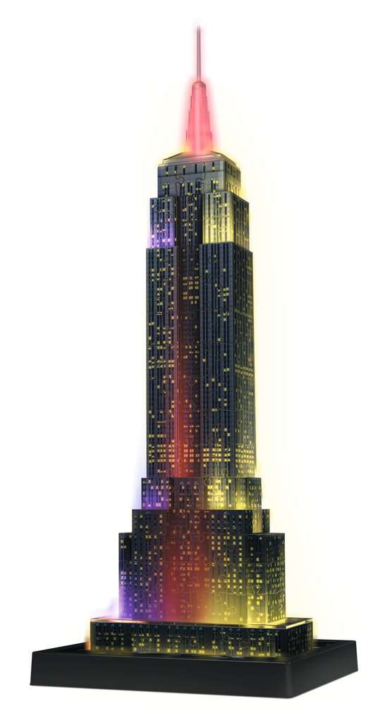 Ravensburger 3D Puzzle Empire State Building Bei Nacht Night Edition 216 Teile 
