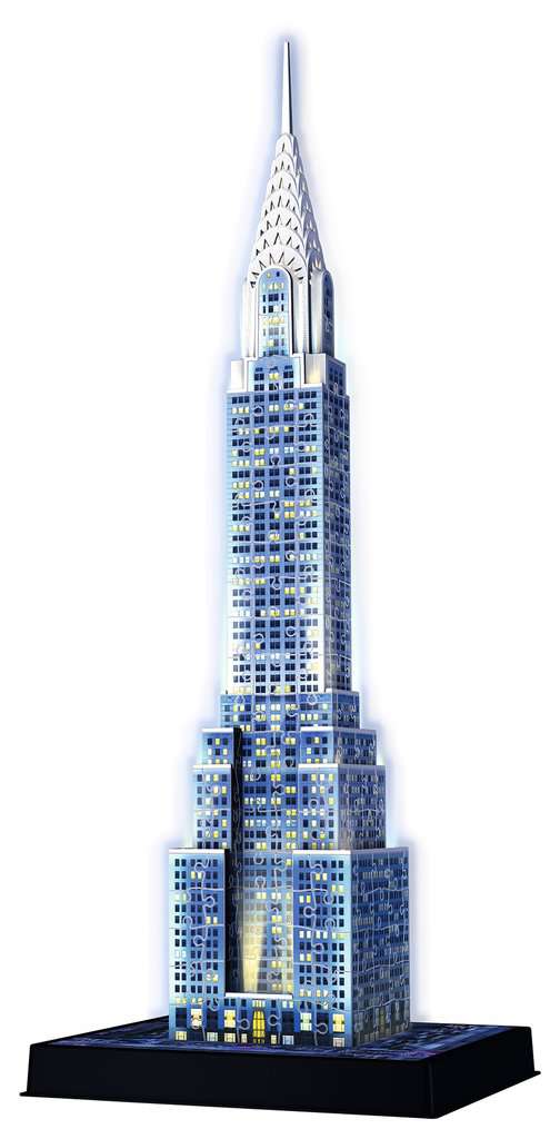 Ravensburger 12595 3D Puzzle Chrysler Building bei Nacht 
