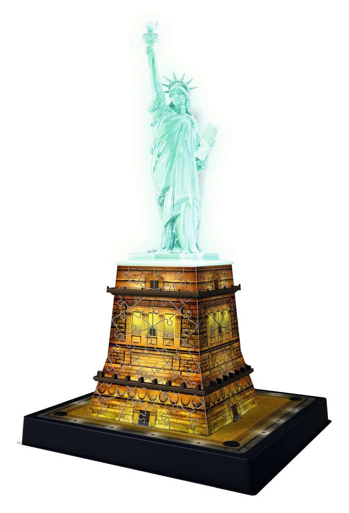 Ravensburger Statue of Liberty 108pc 3D Jigsaw Puzzle Night Edition 