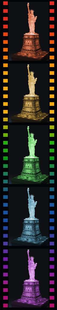nevel Leven van plafond Statue of liberty Night Eedition | 3D Puzzle Gebouwen | 3D puzzels |  Producten | nl | Statue of liberty Night Eedition