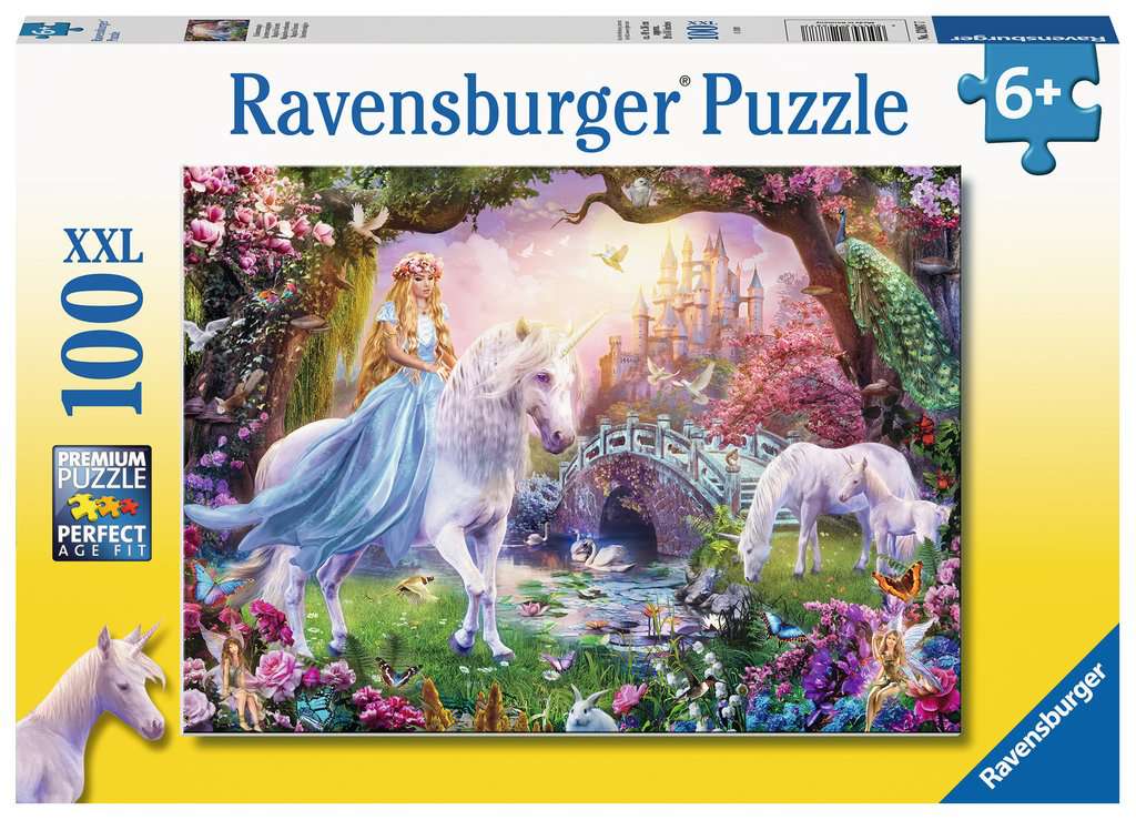 Ravensburger Jigsaw Puzzle Magical Unicorn Xxl 100 Pieces Jigsaw Puzzle 