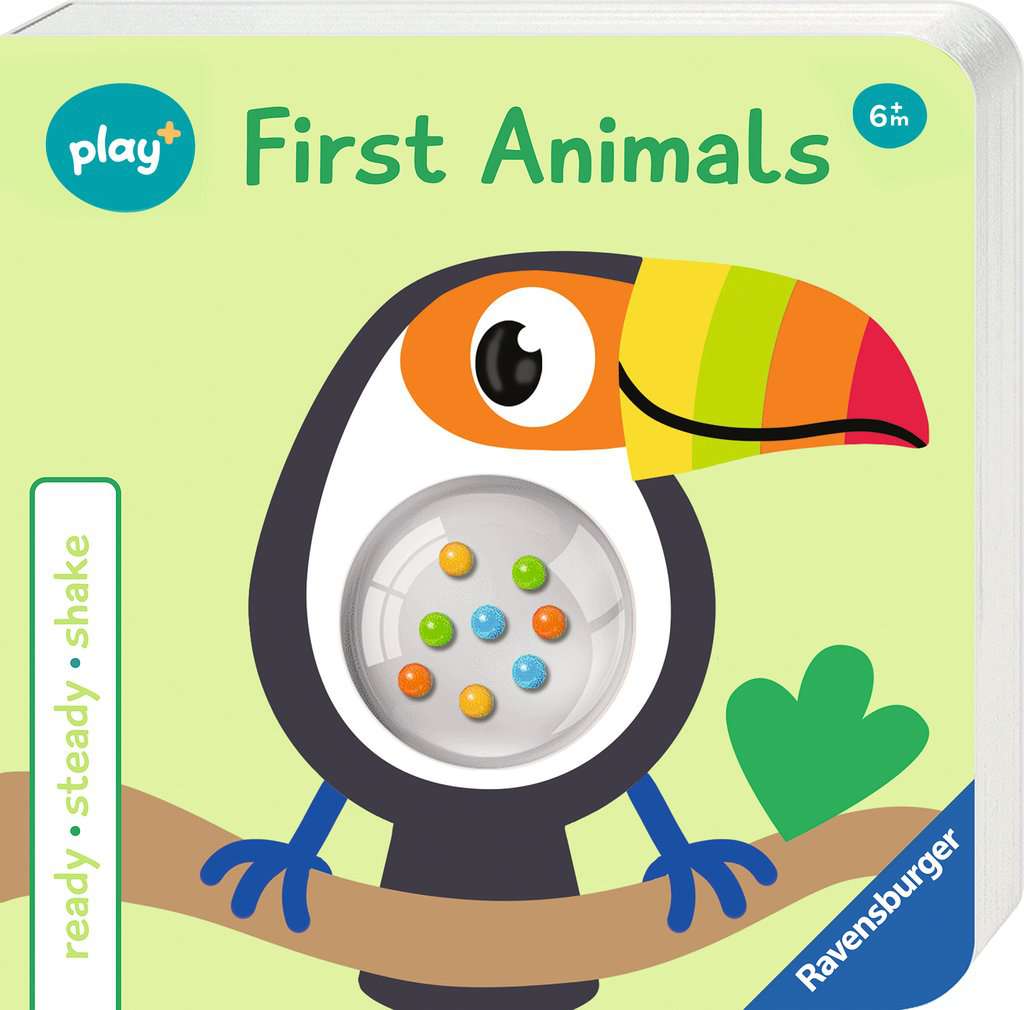 Ravensburger Play+ Infant & Toddler - Ready, Steady Shake - First Animals