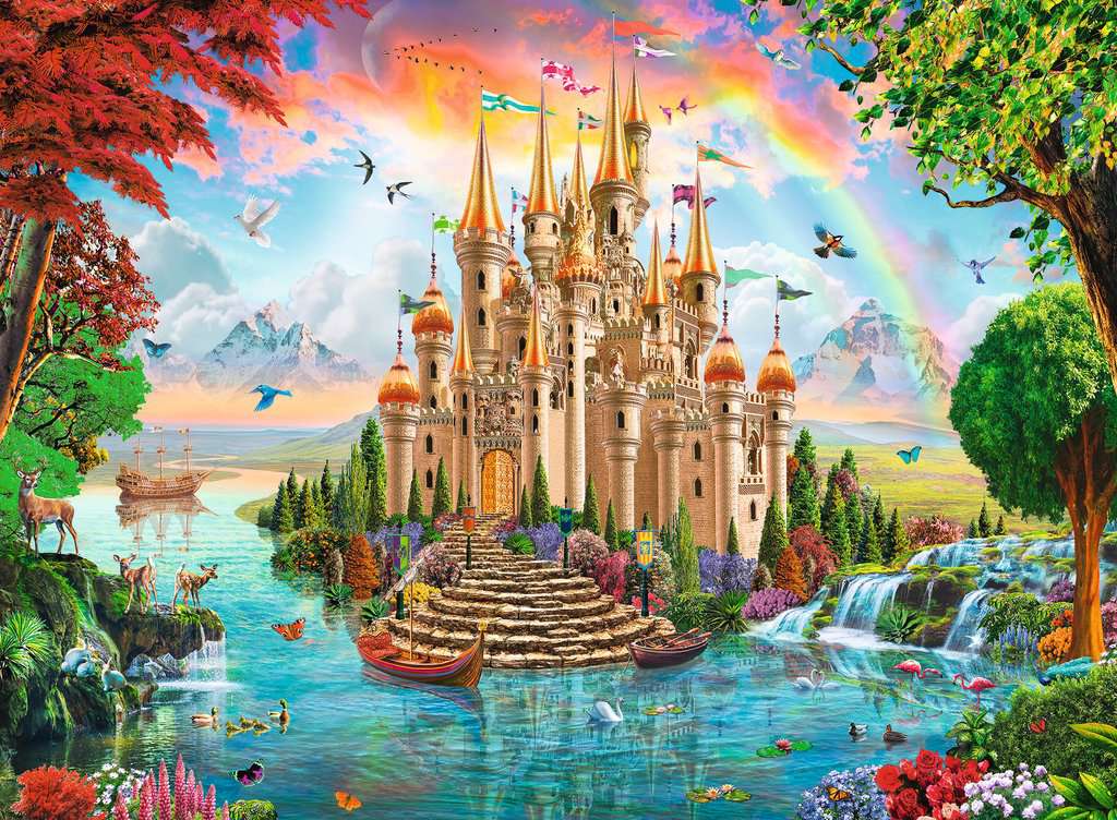 Rainbow Castle Children s Puzzles Jigsaw Puzzles Products 