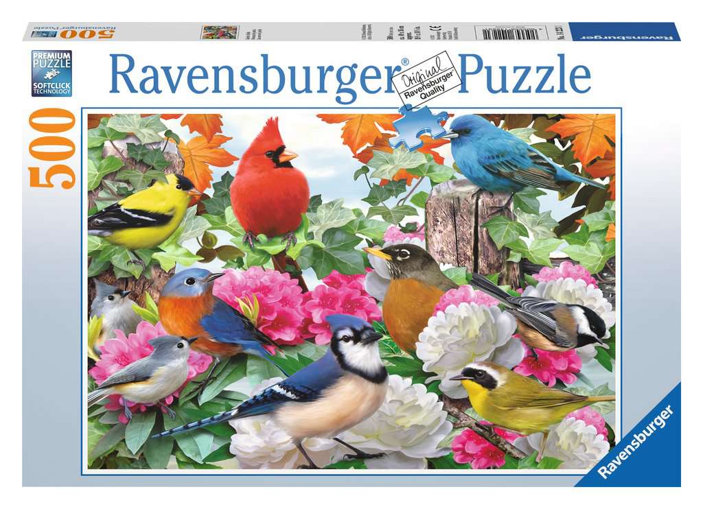 New & Sealed Waterlands Ravensburger 500 Piece Jigsaw Puzzle I Like Birds 