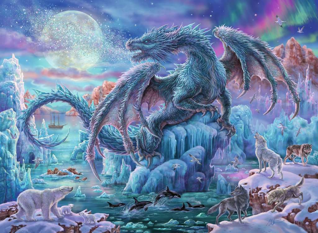 Dragon De Glace Puzzles Pour Adultes Puzzles Produits Ca Fr Dragon De Glace