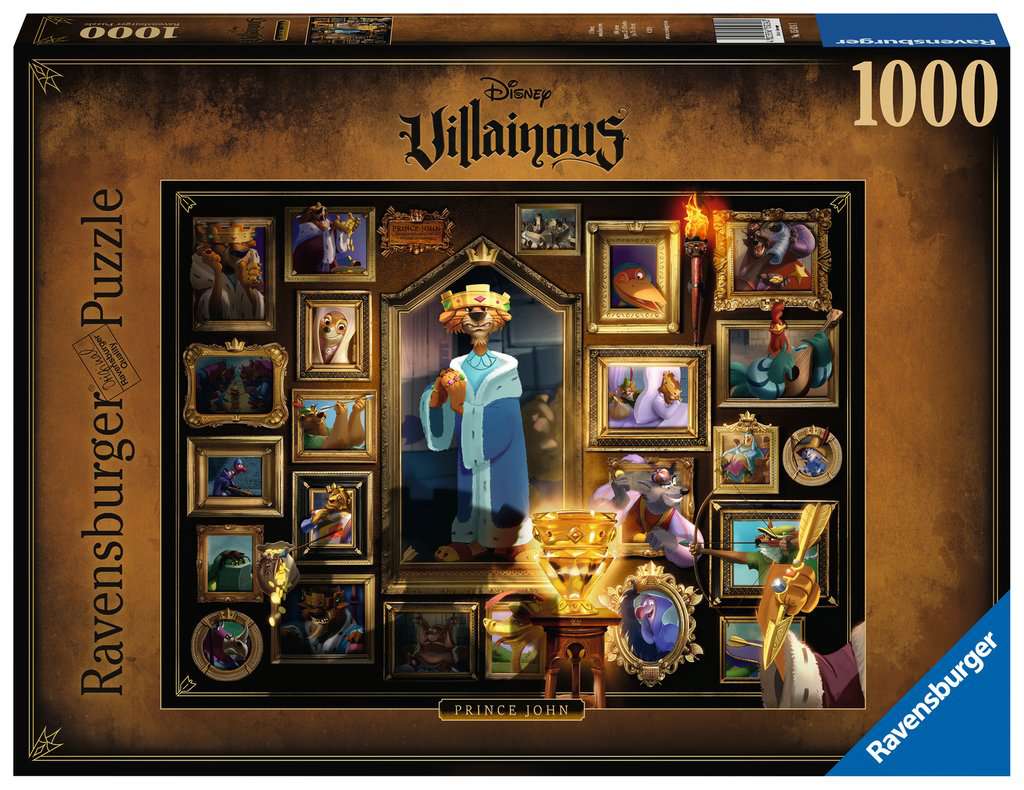 Ravensburger Disney Villainous Prince John 1000 Pcs Jigsaw Puzzle C4 for sale online 