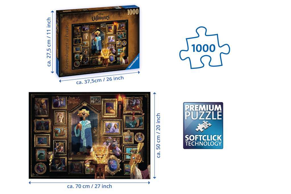 Ravensburger 1000 Piece Jigsaw Puzzle-Disney Vilains Prince John 