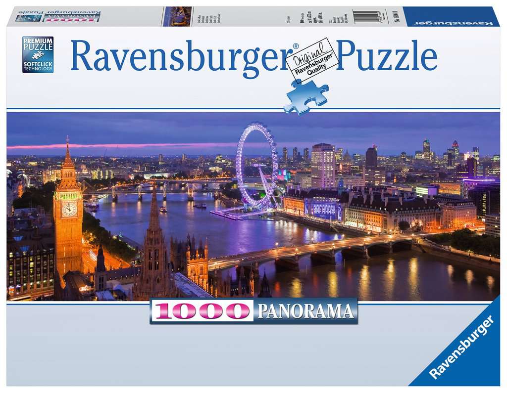 Londra di notte Puzzle 1000 PEZZI Panorama Ravensburger 