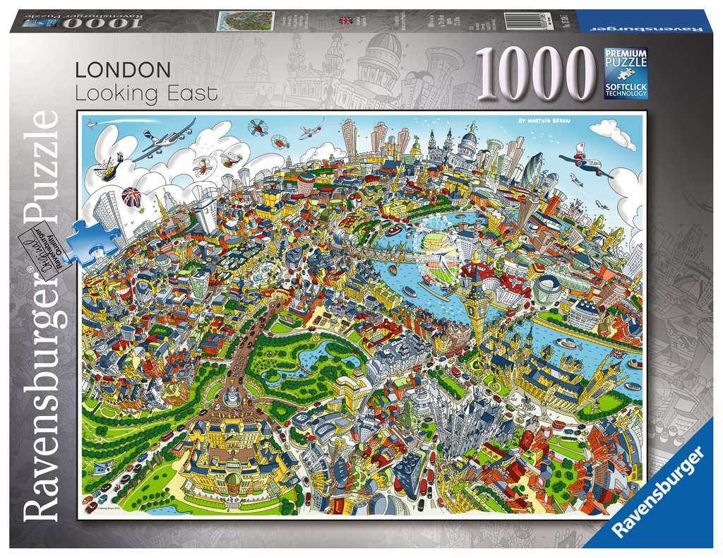 London Looking East, 1000pc Adult Puzzles Puzzles Products uk