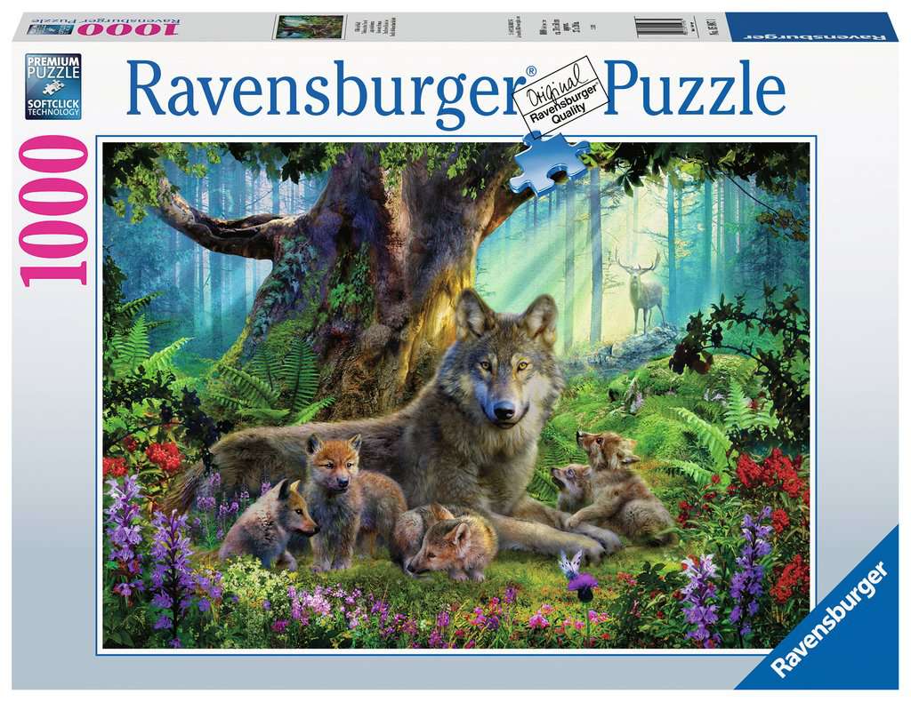 subtle Microbe Discolor Wolves in the Forest | Adult Puzzles | Jigsaw Puzzles | Products | Wolves  in the Forest