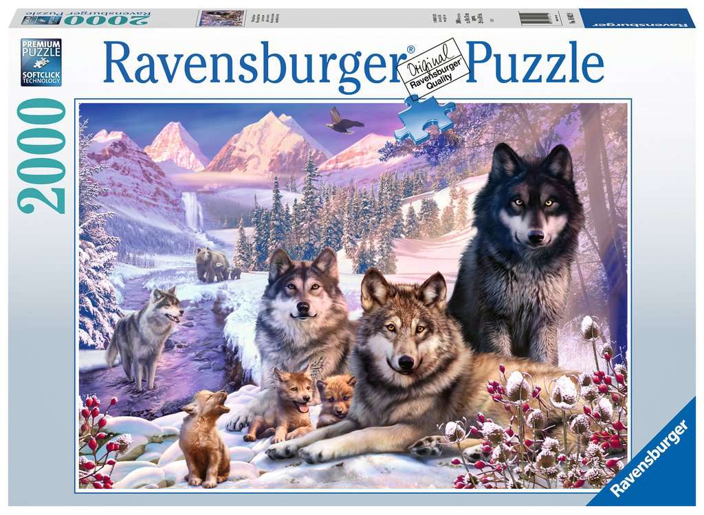 Milestone East Timor Engage Wolves in the Snow | Adult Puzzles | Jigsaw Puzzles | Products | Wolves in  the Snow