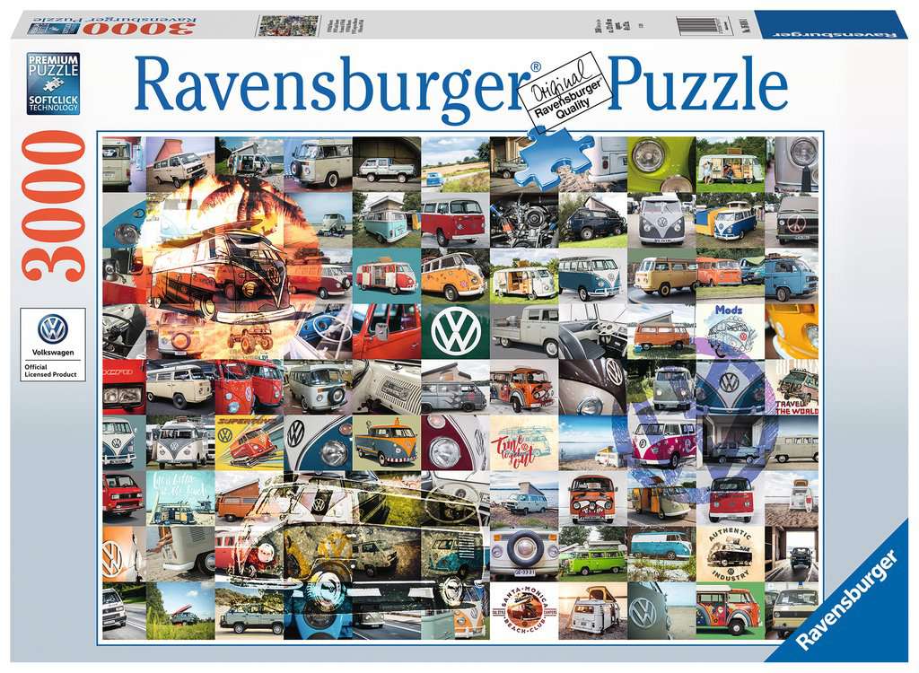 GIBSONS VOLKSWAGEN VW CAMPERVAN OFFICIAL 500 PIECE JIGSAW PUZZLE IN A TIN 