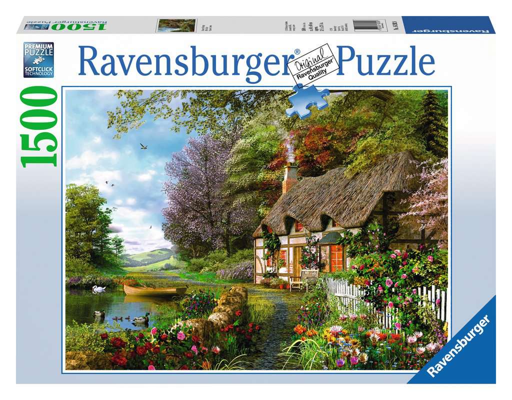 14754 Ravensburger The Cottage Garden No 4 Winter Jigsaw 500pcs Puzzle 10+