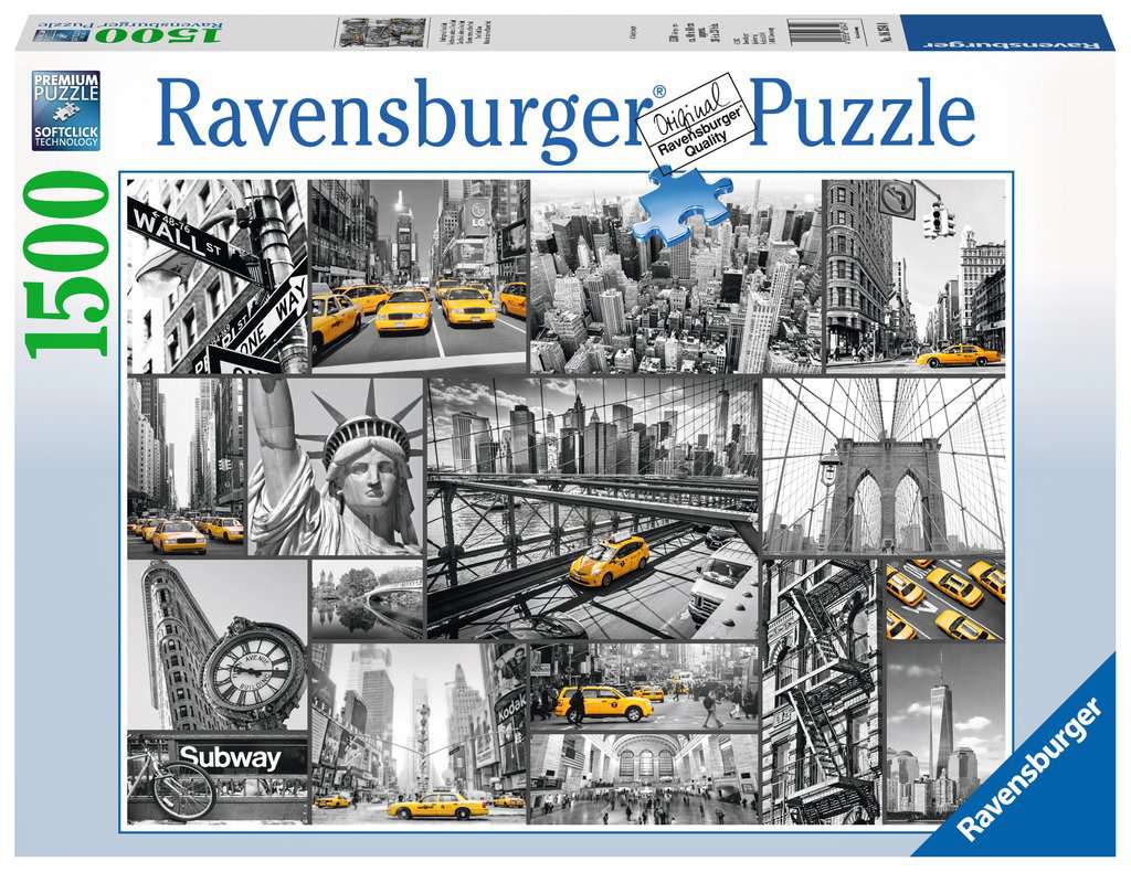 Ravensburger Puzzle /"Großartiges New York/" Erwachsenenpuzzle Kinder Spielzeug