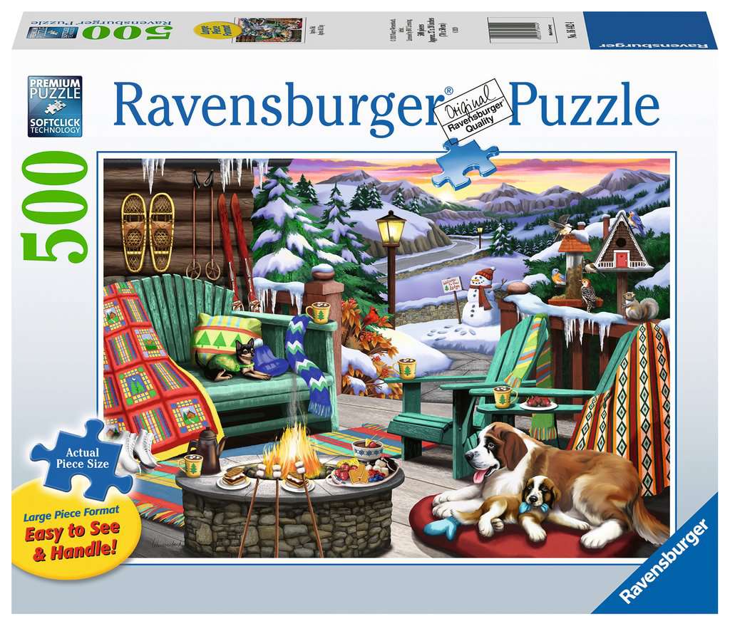 500 Pieces Large Format Jigsaw Puzzle for Adults Softclick Technology Means Pieces Fit Together Perfectly 14859 Ravensburger Dads Shed Every Piece is Unique