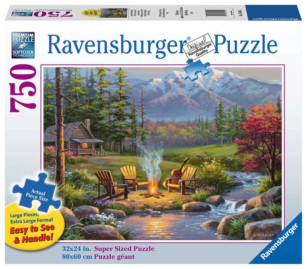 Mountain Living 1000 Piece Jigsaw Puzzle by Ravensburger for sale online 