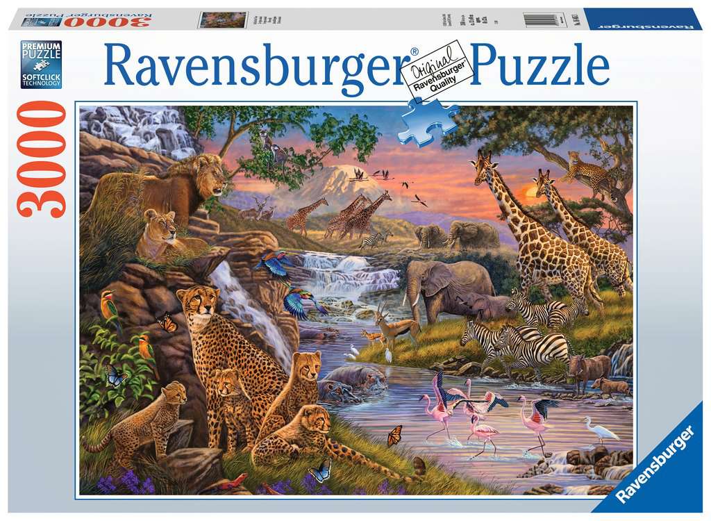 Ravensburger 1000pc Puzzle World Of Wildlife 