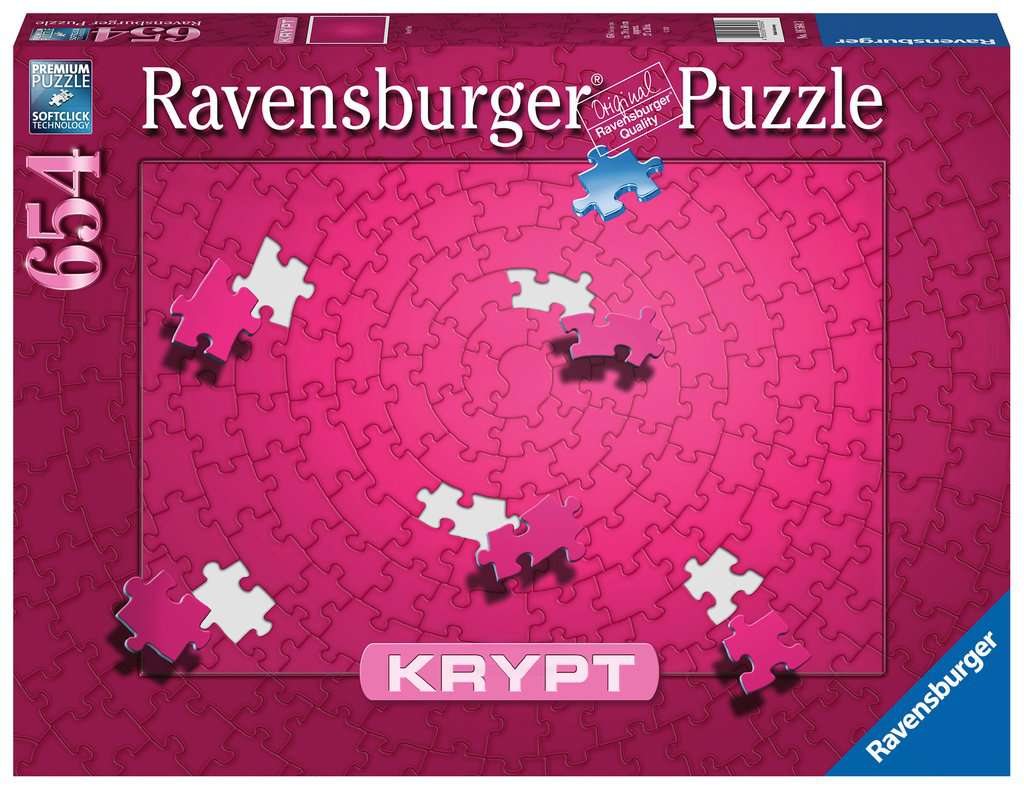 Ravensburger 654pc Puzzle Krypt Pink 16564 for sale online 