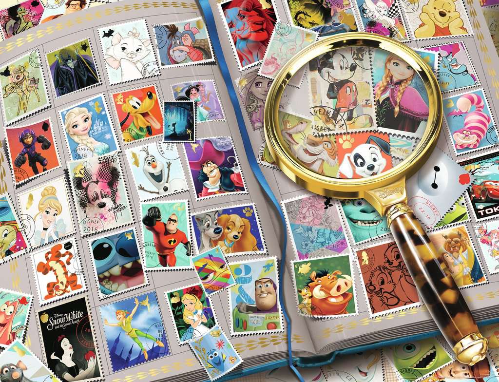 Puzzle 2000 TeileSpielDeutsch2018 Meine liebsten Briefmarken 