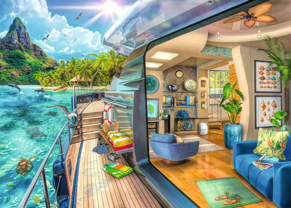 Tropical Island Charter | Adult Puzzles | Jigsaw Puzzles