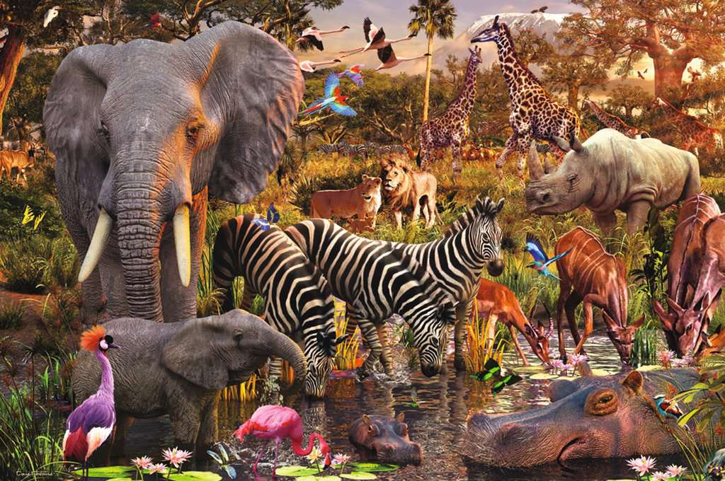 Chromatisch voor mij kans African Animal World | Adult Puzzles | Jigsaw Puzzles | Products | African  Animal World