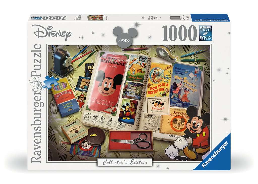 Ravensburger Women's Adult Puzzle 1000 Pieces - Disney Mickey Mouse - 1950 Mickey Anniversary