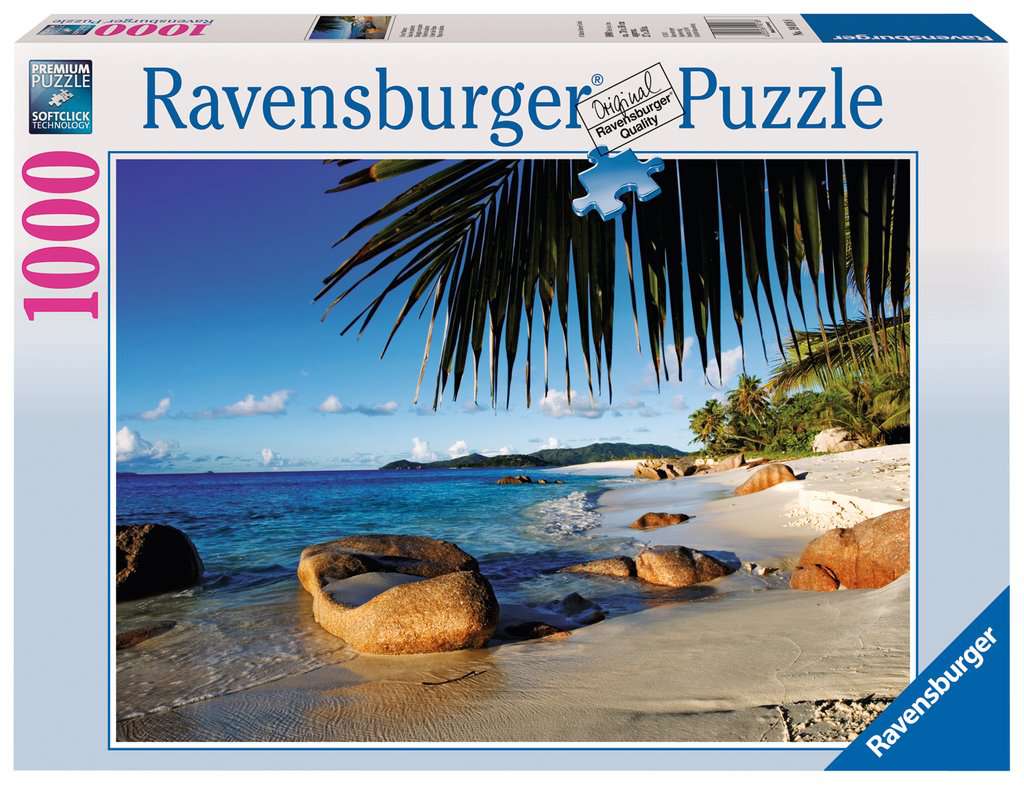Ravensburger Puzzle 19018 Unter Palmen 1000 Teile Erwachsenenpuzzle 