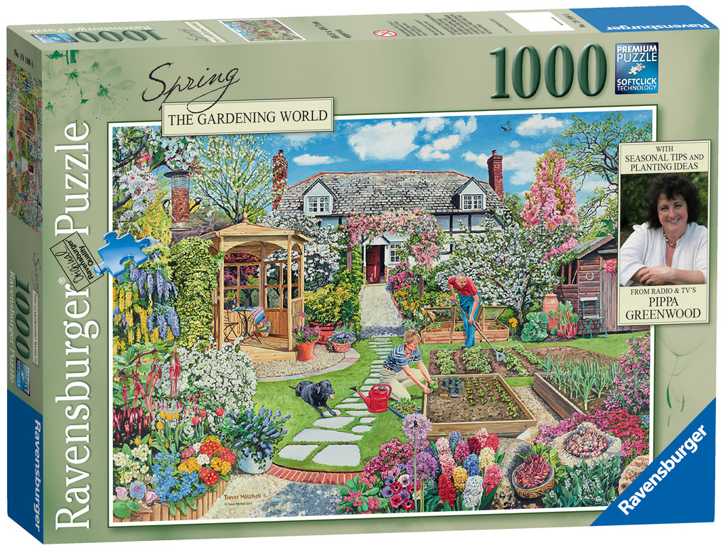 Gardening World Spring 1000pc Adult Puzzles Puzzles