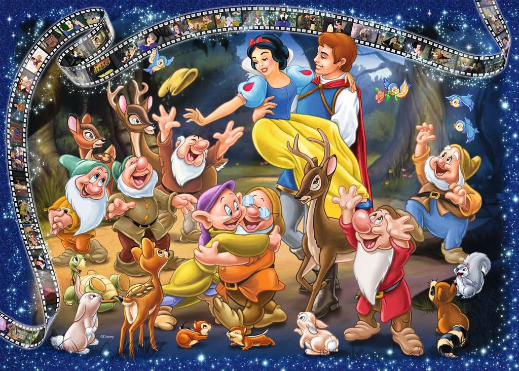 Jumbo 19490 Disney Classic Collection Schneewittchen 1000 Teile Puzzle Märchen 