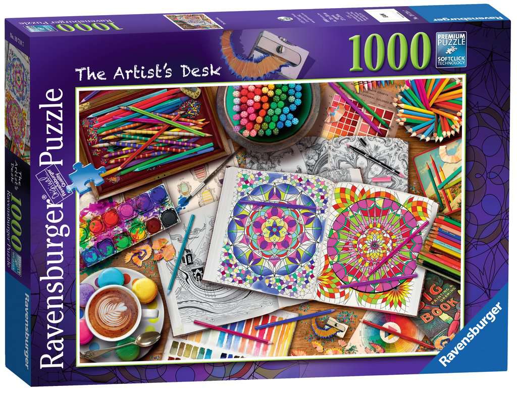The Artist S Desk 1000pc Adult Puzzles Puzzles Products