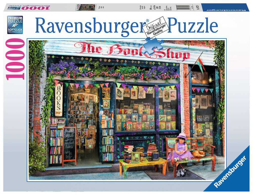 Ravensburger The Bookshop Jigsaw Puzzle 1000 Pieces New 