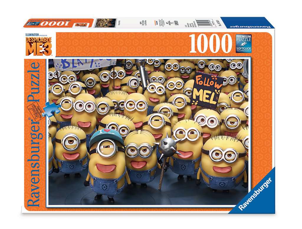 Ravensburger 08016 High Quality 3 x 49 Pieces Despicable Me 3 Jigsaw Puzzles 