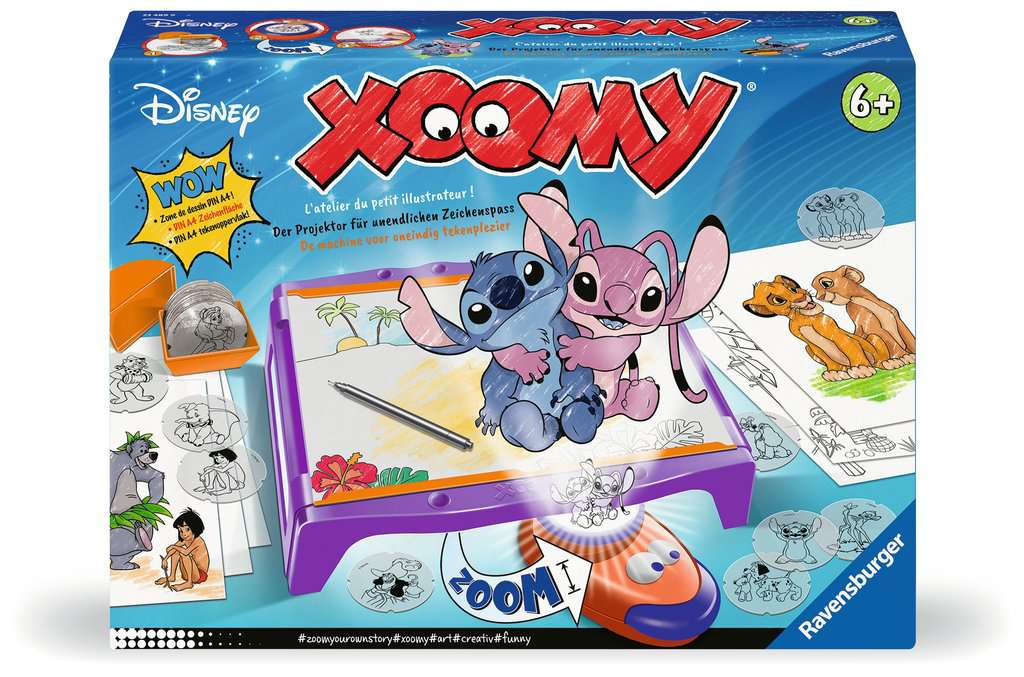 Xoomy Maxi A4-Tisch Stitch & Disney Classics