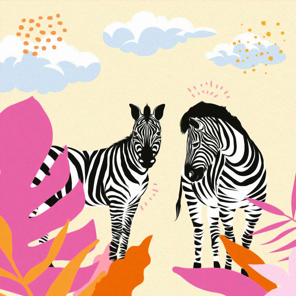 Zebra | Malen nach Zahlen | Malen und Basteln | Produkte | Zebra