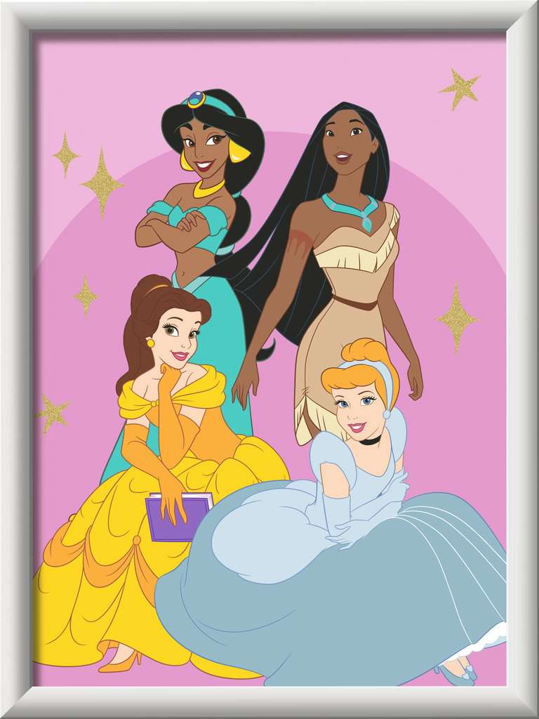 Ravensburger Pink Creart Paint By Numbers - Disney Princess