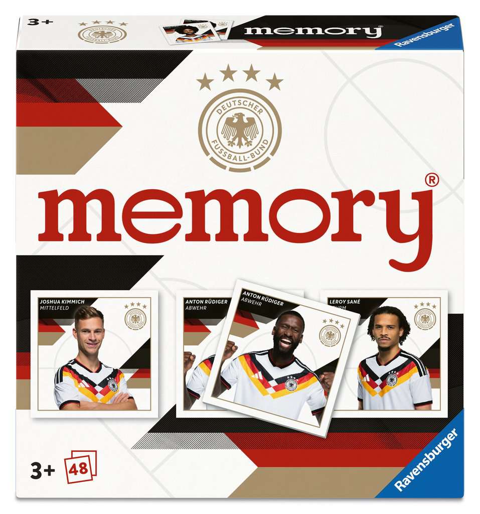 mini memory DFB Nationalmannschaft Fußball-WM 2026 - Kinderspiel ab 3 Jahre, Ravensburger, memory , ab 3 Jahren