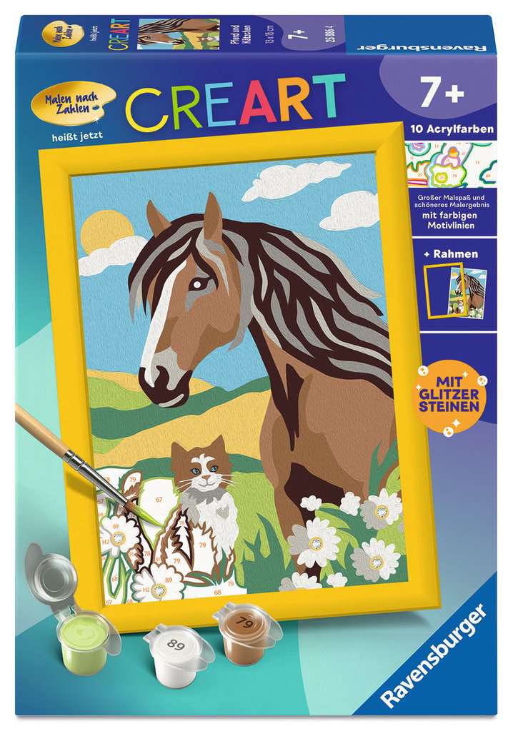 Thumbnail - Pferd und Kätzchen