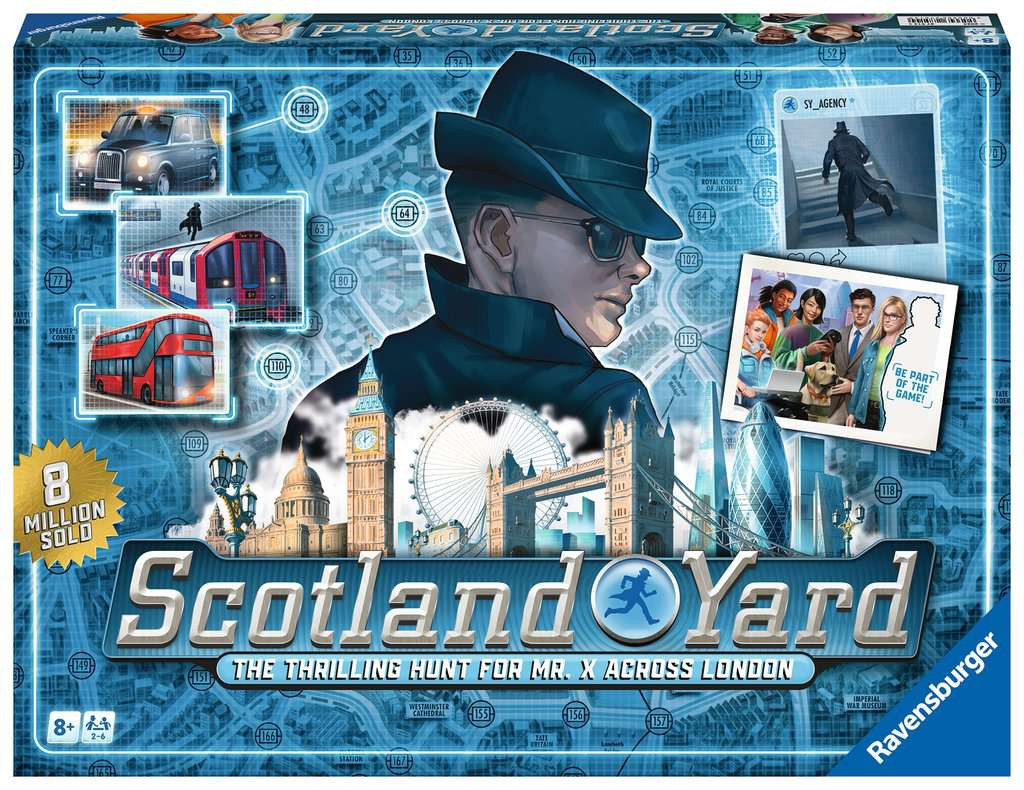 Ravensburger Boys Scotland Yard Game - The Thrilling Hunt For Mr. X Across London