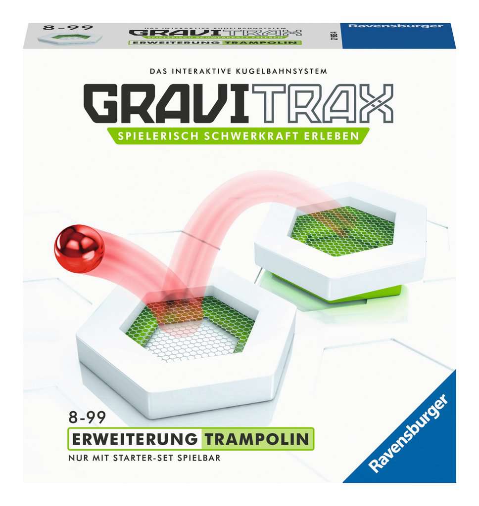 Ravensburger GRAVITRAX Erweiterung TRAMPOLIN  interaktive Kugelbahn 