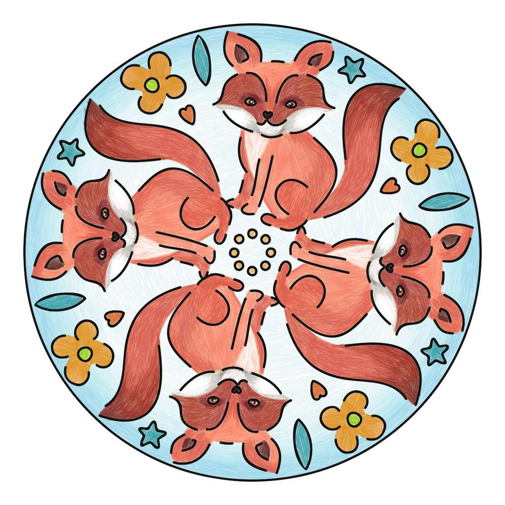 Ravensburger Mandala Mini Cute Animals Loisir Créatif 4005556297665 